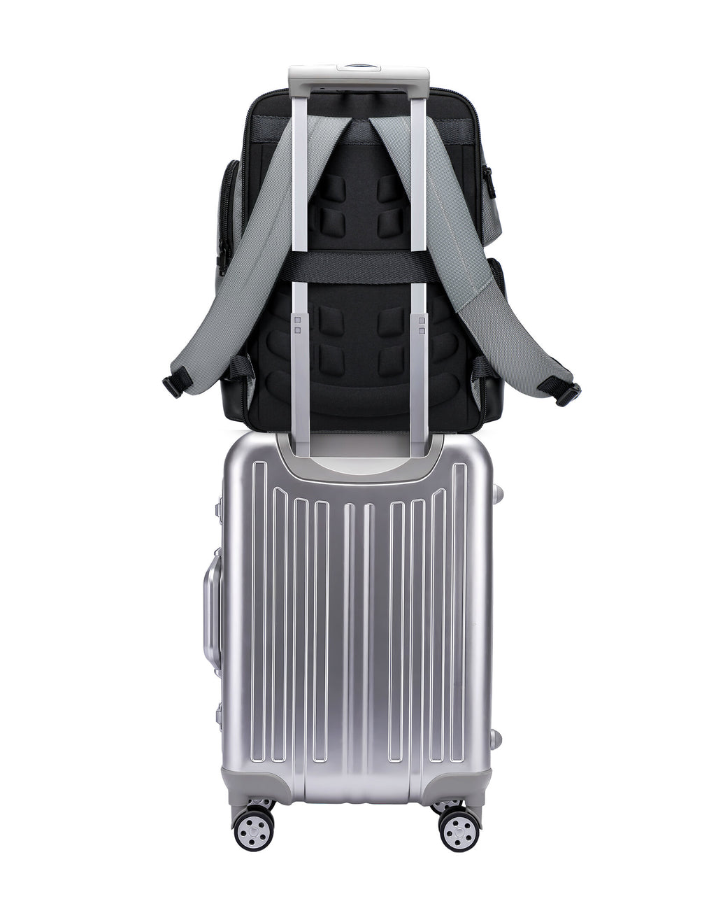 Grey Business Travel Backpack