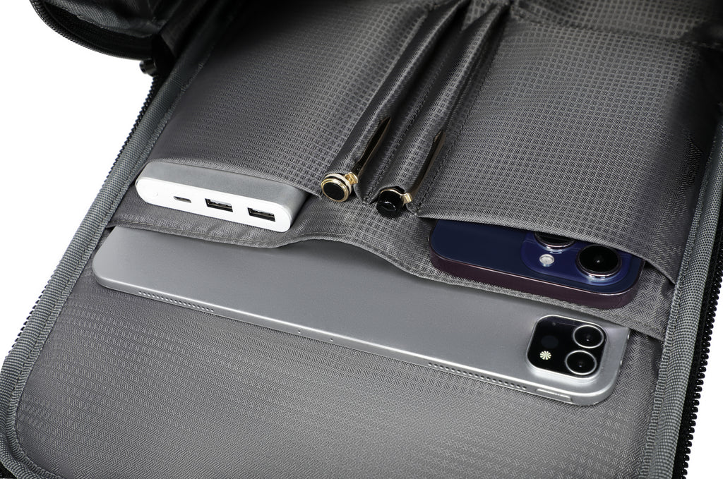 Grey Business Travel Backpack