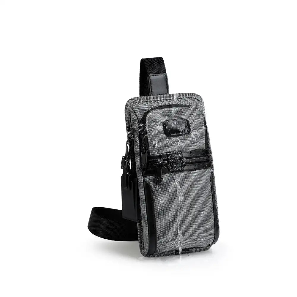 Nylon Leather Crossbody Small Bag