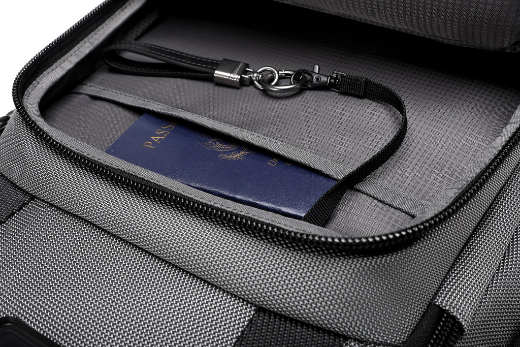 Grey Business Travel Backpack