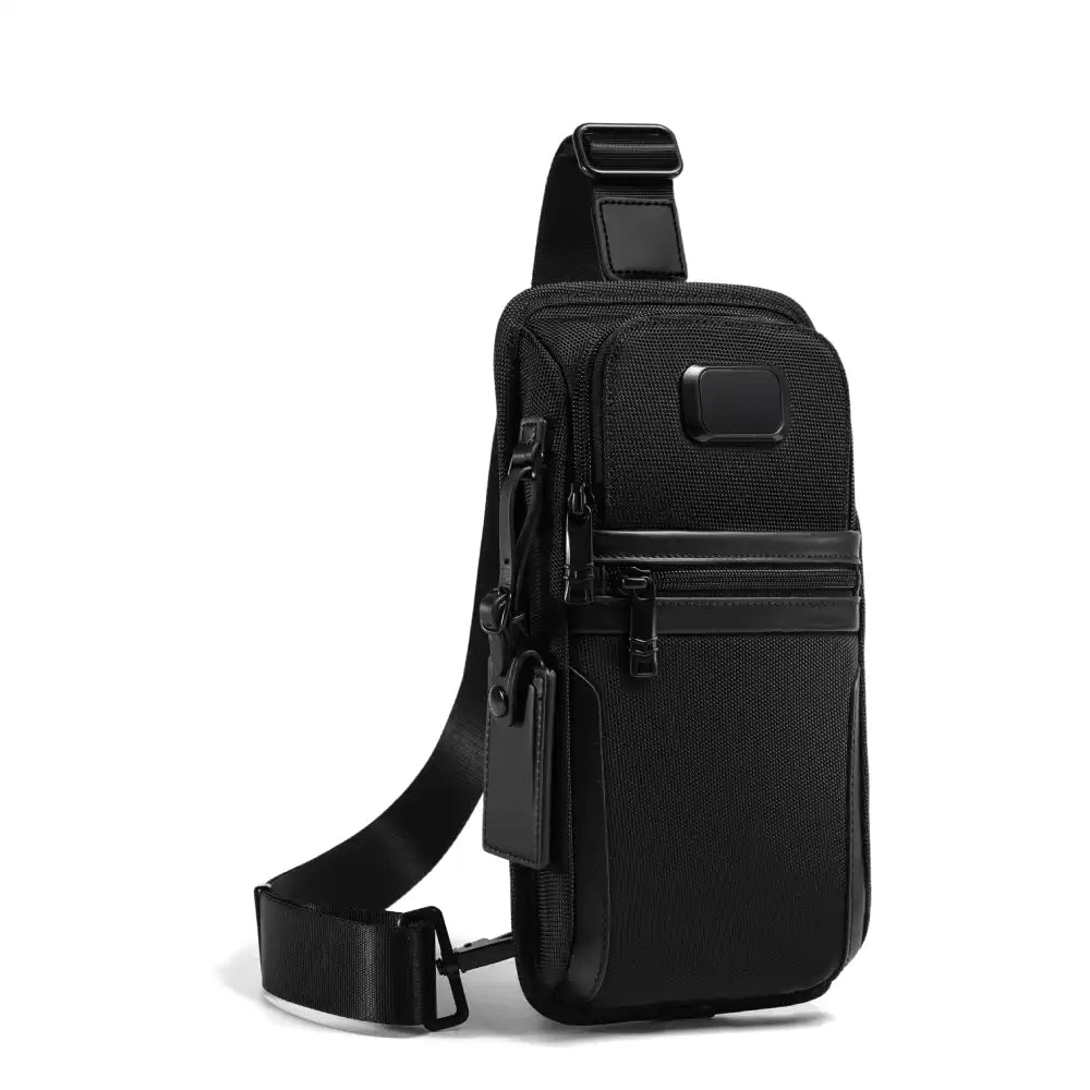Nylon Leather Crossbody Small Bag
