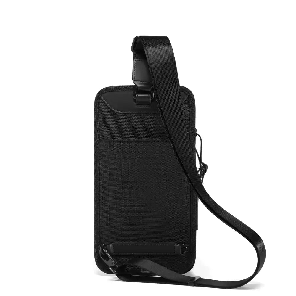 Nylon Leather Crossbody Small Bag