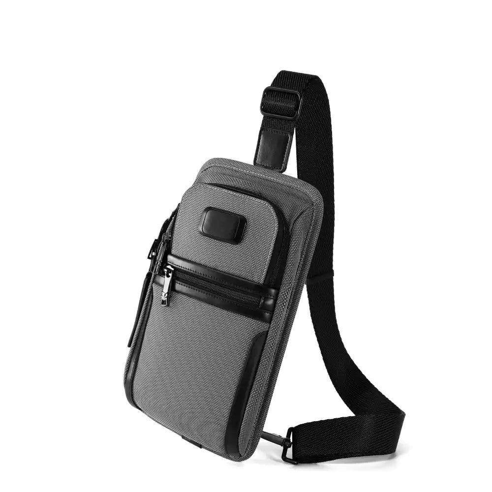 Nylon Leather Crossbody Small Bag