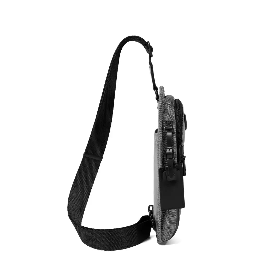 Nylon Leather Crossbody Small Bag