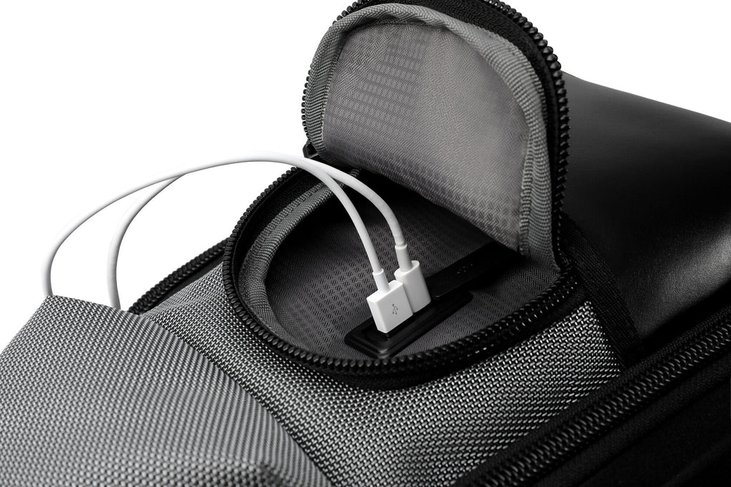 Grey Business Travel Backpack