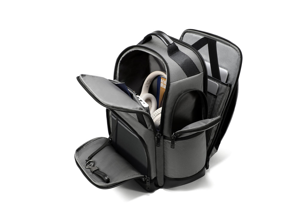 Grey Business Travel Backpack